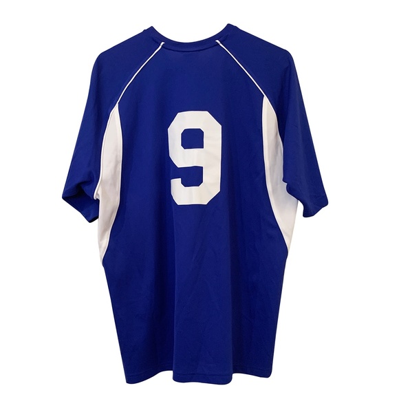 Adidas soccer #9 training jersey, ClimaLite, mens M - Picture 2 of 5